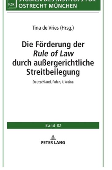 Die Foerderung der durch außergerichtliche Streitbeilegung