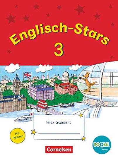 Englisch-Stars - BOOKii-Ausgabe - 3. Schuljahr. Übungsheft mit Lösungen