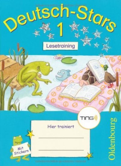 Deutsch-Stars - BOOKii-Ausgabe - 1. Schuljahr Lesetraining. Übungsheft mit Lösungen