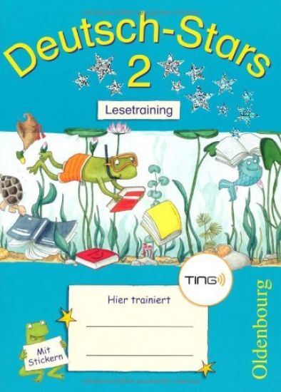 Deutsch-Stars - BOOKii-Ausgabe - 2. Schuljahr. Lesetraining. Übungsheft mit Lösungen