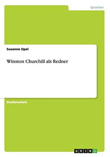 Winston Churchill als Redner