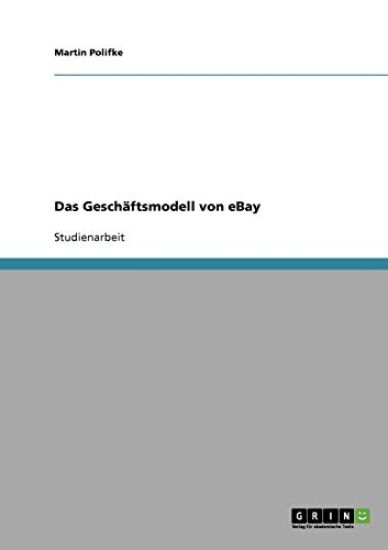 Das Geschäftsmodell von eBay