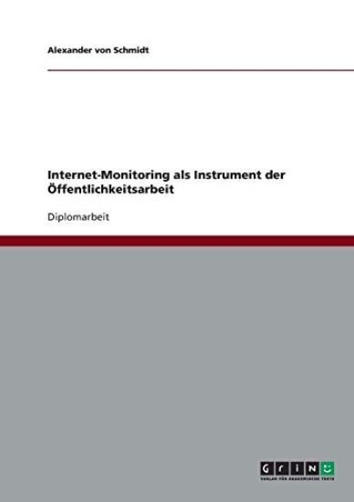 Internet-Monitoring als Instrument der Öffentlichkeitsarbeit