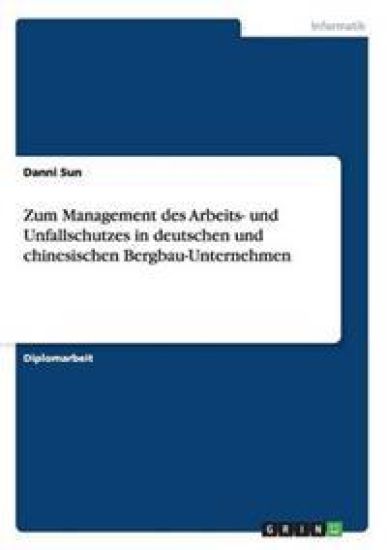Zum Management des Arbeits- und Unfallschutzes in deutschen und chinesischen Bergbau-Unternehmen