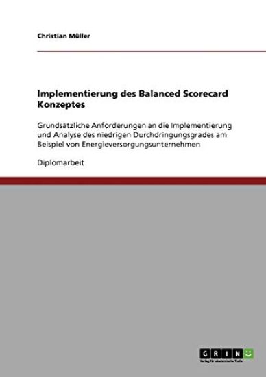 Implementierung des Balanced Scorecard Konzeptes