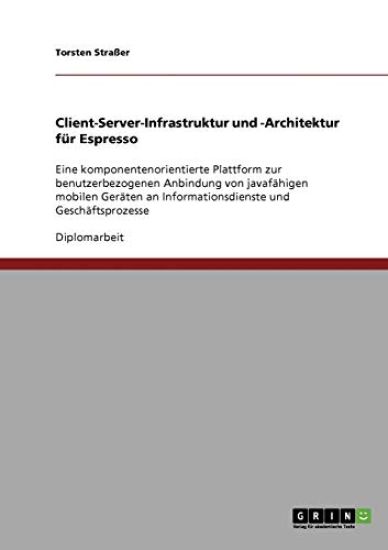 Client-Server-Infrastruktur und -Architektur für Espresso