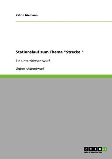 Stationslauf zum Thema "Strecke"