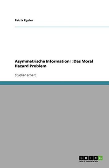 Asymmetrische Information I