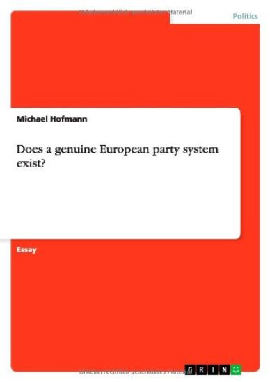 Does a genuine European party system exist?