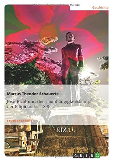 José Rizal und der Unabhängigkeitskampf der Filipinos bis 1896