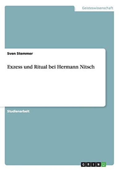 Exzess und Ritual bei Hermann Nitsch