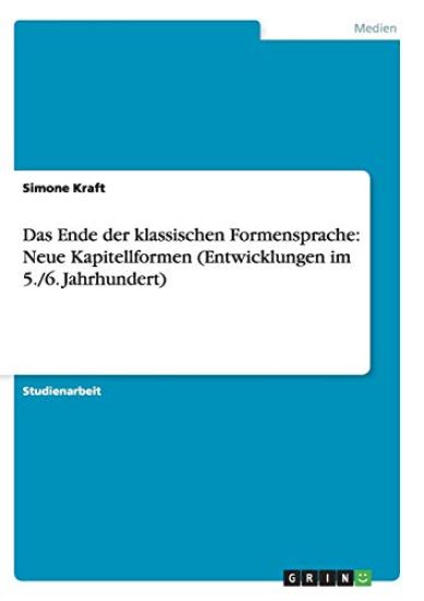 Das Ende der klassischen Formensprache