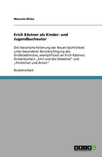 Erich Kastner als Kinder- und Jugendbuchautor