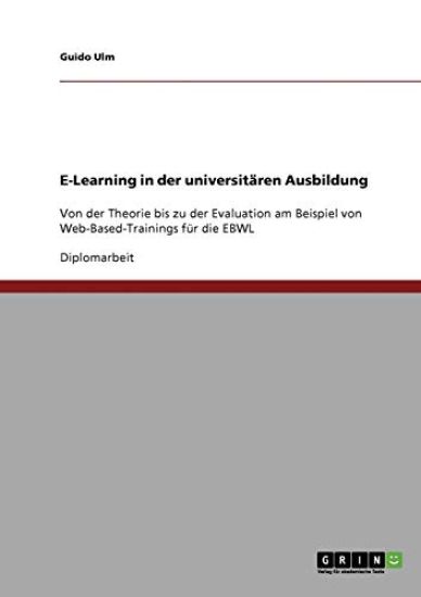E-Learning in der universitären Ausbildung