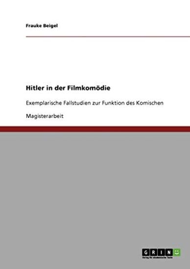 Hitler in der Filmkomödie