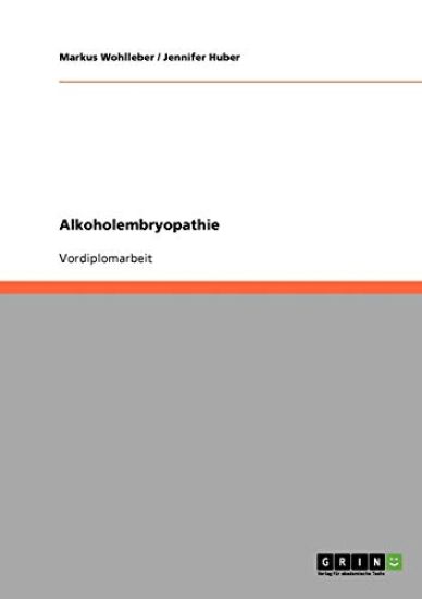 Alkoholembryopathie