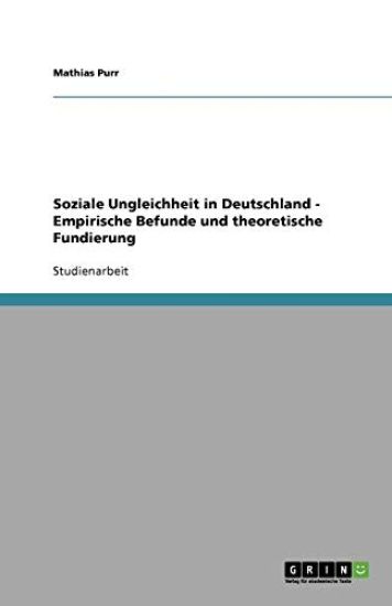 Soziale Ungleichheit in Deutschland