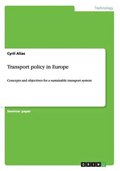 Transport policy in Europe
