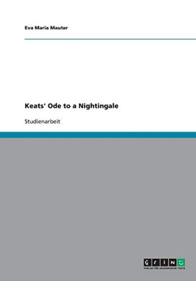 Keats' Ode to a Nightingale