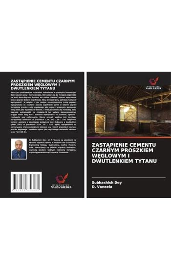 ZAST¿PIENIE CEMENTU CZARNYM PROSZKIEM W¿GLOWYM I DWUTLENKIEM TYTANU