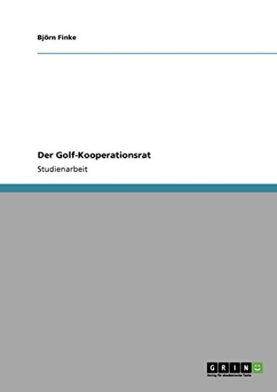 Der Golf-Kooperationsrat