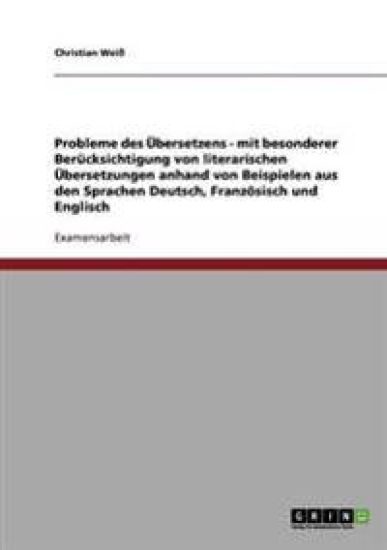 Probleme des Übersetzens