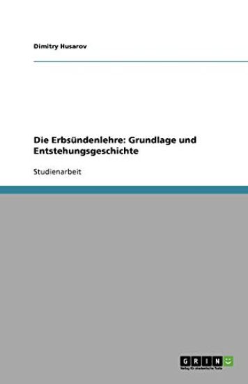 Die Erbsundenlehre