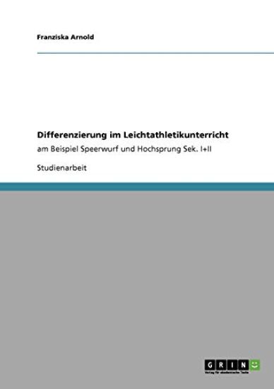 Differenzierung im Leichtathletikunterricht