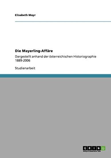 Die Mayerling-Affäre