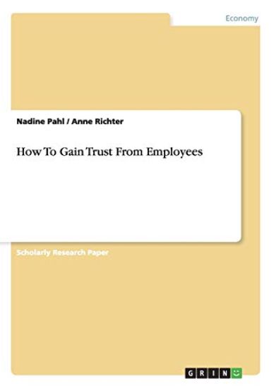 How To Gain Trust From Employees