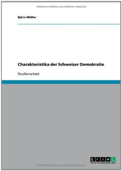 Charakteristika der Schweizer Demokratie
