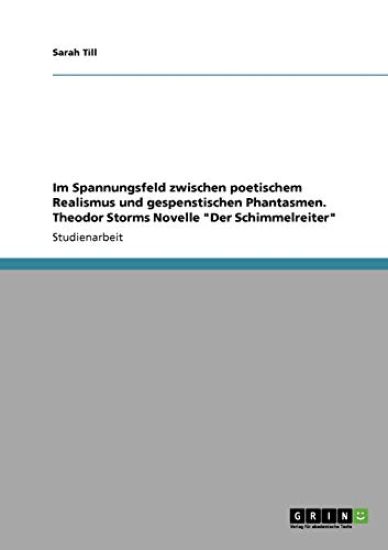 Im Spannungsfeld zwischen poetischem Realismus und gespenstischen Phantasmen. Theodor Storms Novelle "Der Schimmelreiter"