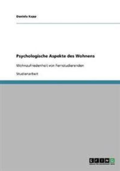 Psychologische Aspekte des Wohnens