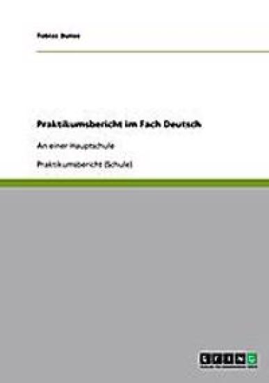 Praktikumsbericht im Fach Deutsch