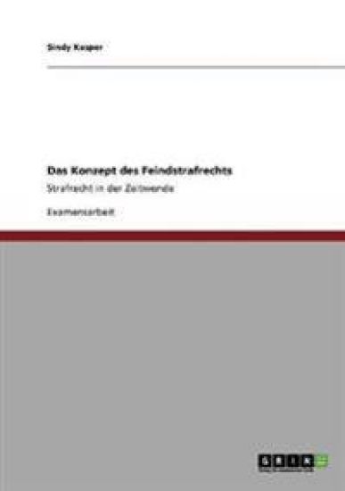 Das Konzept des Feindstrafrechts