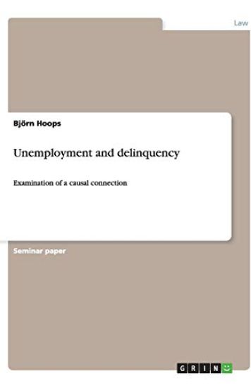 Unemployment and delinquency