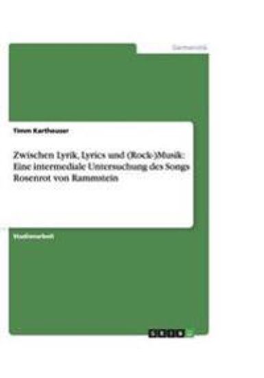 Zwischen Lyrik, Lyrics und (Rock-)Musik