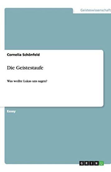Die Geistestaufe