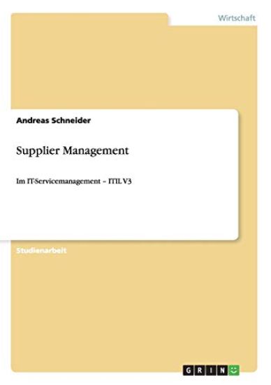 Supplier Management