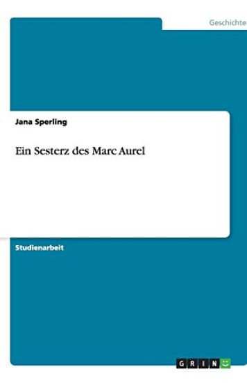 Ein Sesterz des Marc Aurel