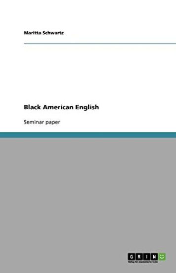 Black American English