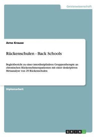Rückenschulen - Back Schools
