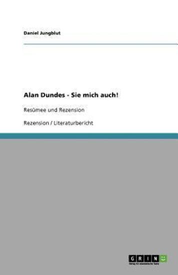 Alan Dundes - Sie mich auch!