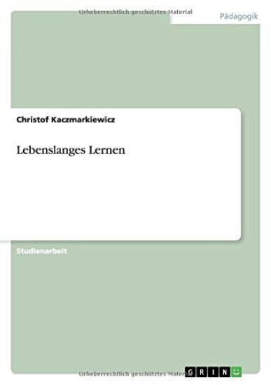 Lebenslanges Lernen