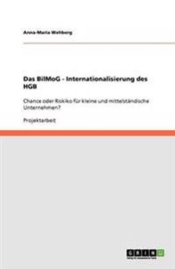 Das BilMoG - Internationalisierung des HGB