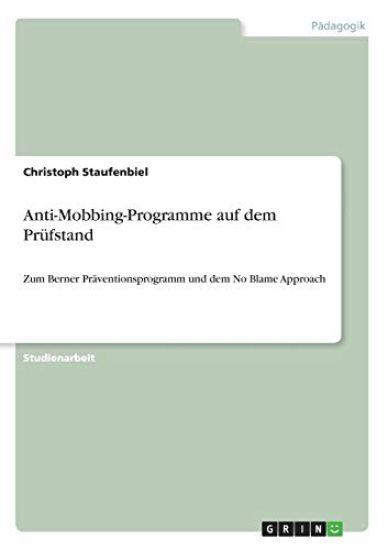 Anti-Mobbing-Programme auf dem Prüfstand