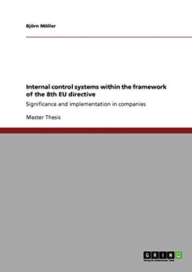 Internal control systems within the framework of the 8th EU directive
