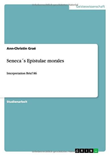 Seneca´s Epistulae morales