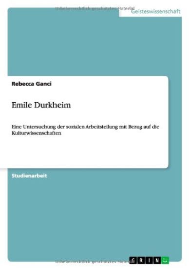 Emile Durkheim