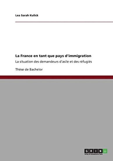 La France en tant que pays d'immigration